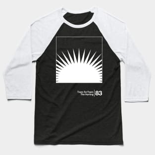 Tears For Fears - The Hurting / Minimalist Graphic Artwork Baseball T-Shirt